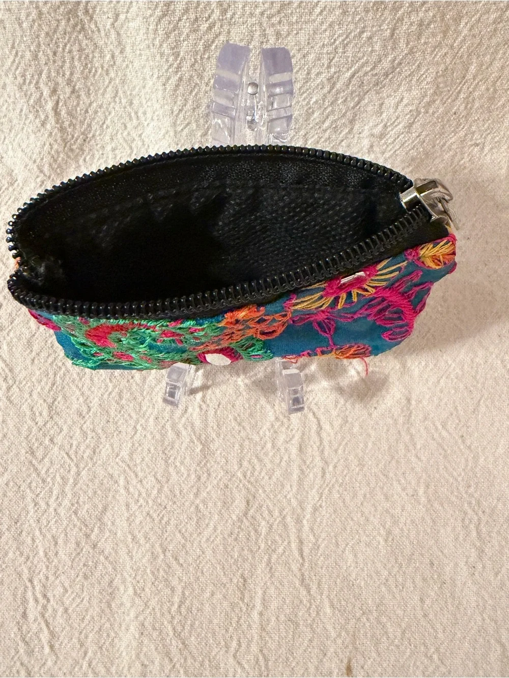 NATURAL LIFE TINY MIRROR WITH OWN TIE BAG and SMALL COIN PURSE (Not NL) - Picture 4 of 7